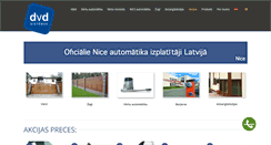 Desktop Screenshot of dvdsistemas.lv